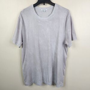 Cotton Citizen Mens Short Sleeve Crew Neck Sky Pigment Supima Cotton Tee L